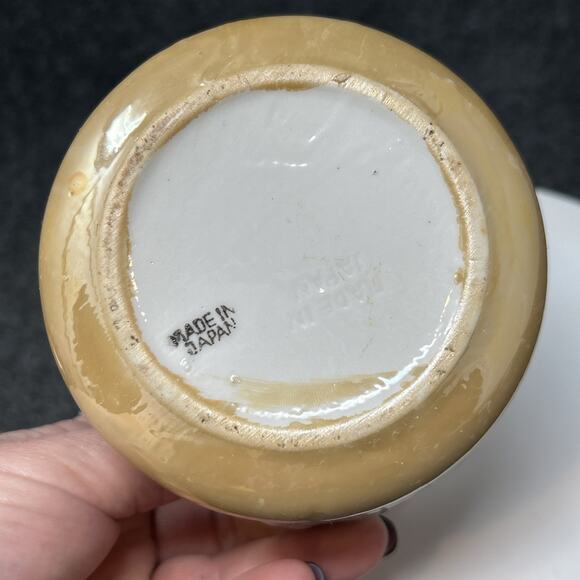 Vintage Lusterware Ceramic Dog Ashtray Snuffer Unique Collectible Made in JAPAN - Picture 8 of 9